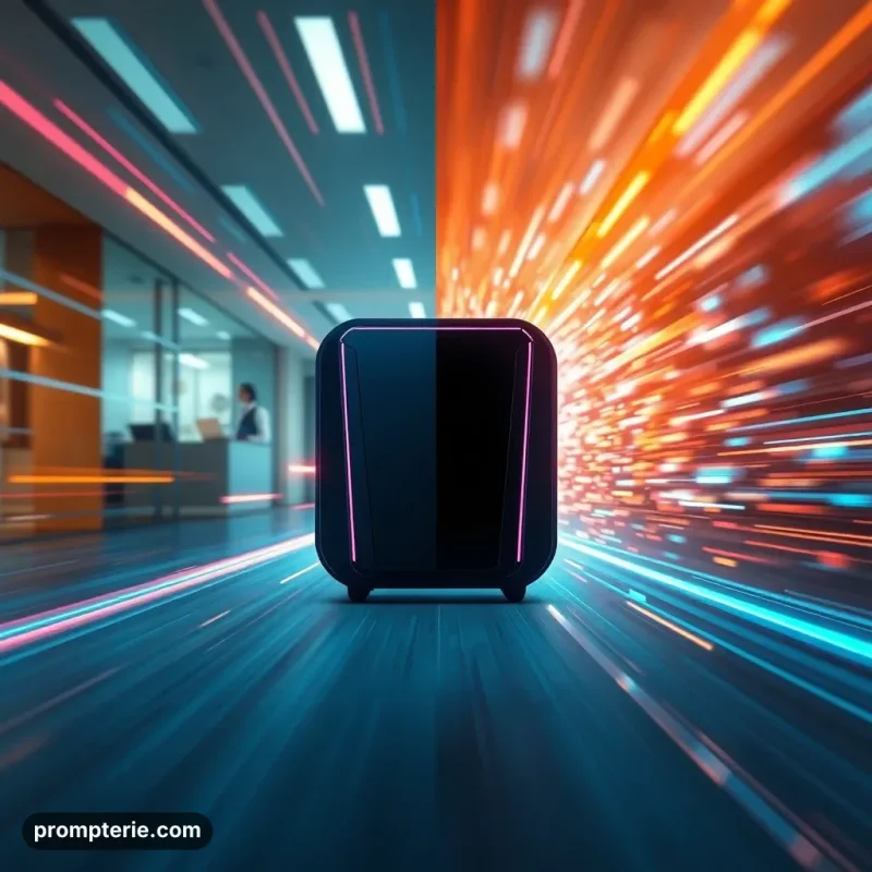 Concept vidéo promotion produit tech - Démonstration innovante