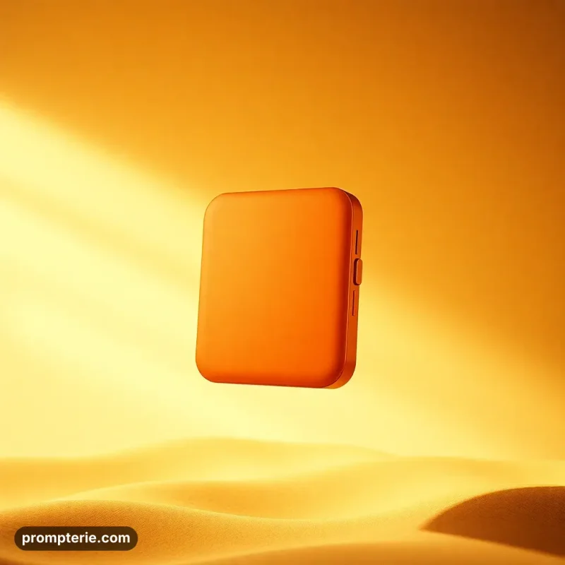 Rendu 3D produit lumineux