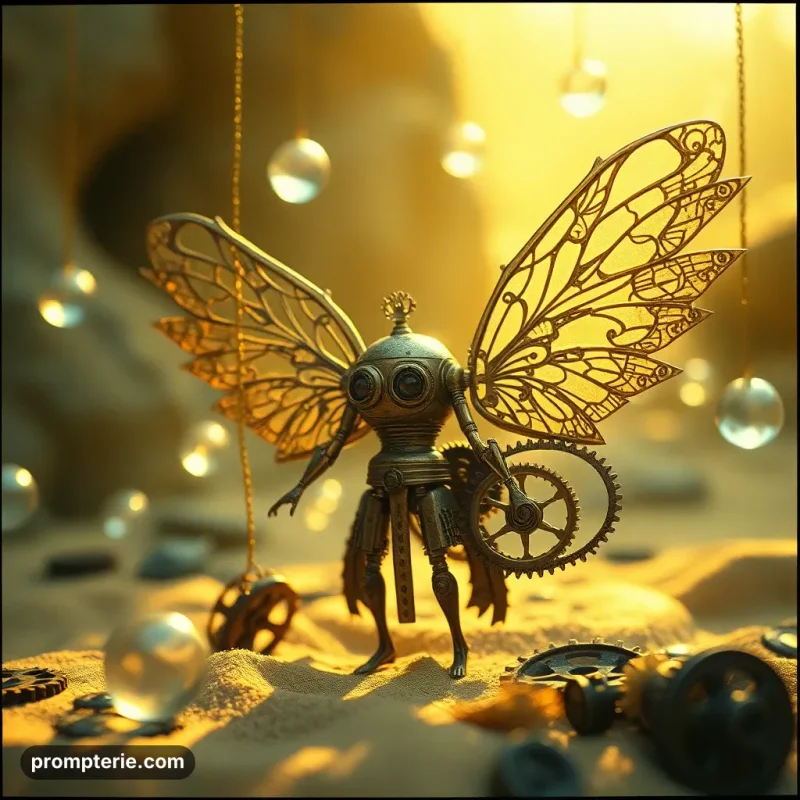 Steampunk Fairytale Illustration