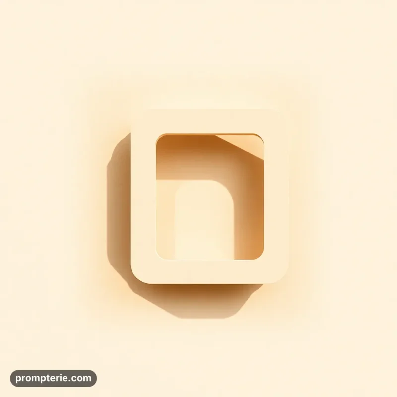 Logo minimaliste géométrique