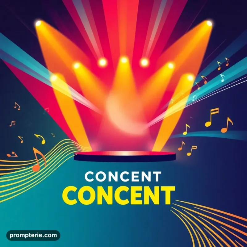 Concert Event Poster Design