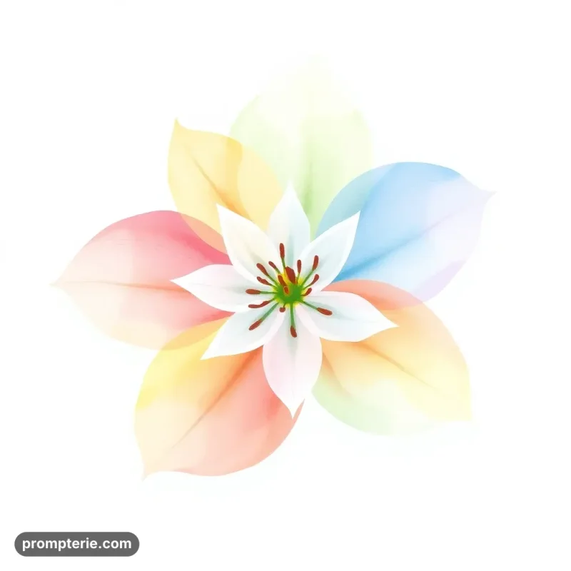 Watercolor Flower Illustration